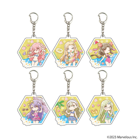 『ルーンファクトリー3スペシャル』アクリルキーホルダー 06/水着ver. BOX (全6種)(グラフアートイラスト)